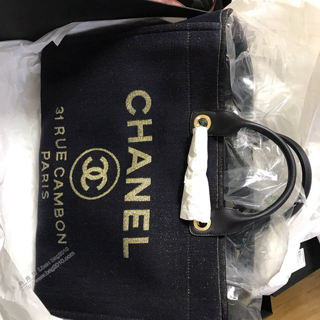 Chanel女包 66941 2019秋冬季新款沙灘包 Chanel帆布購物袋  djc4047